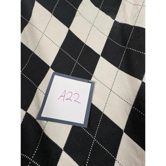 Loudmouth Black White Argyle Cotton Men’s Golf Short Size 36 (A22) - Picture 5 of 5